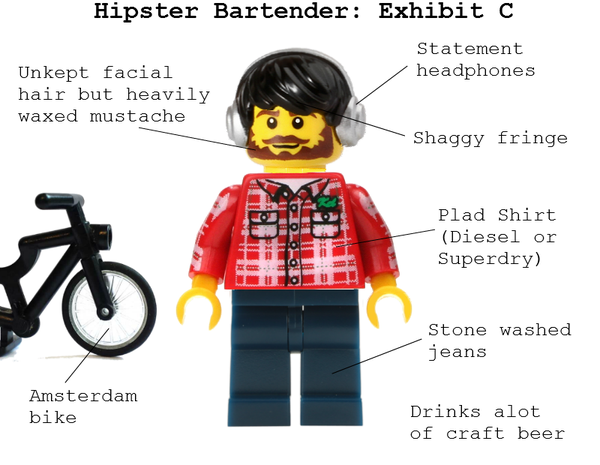 image of lego bartender